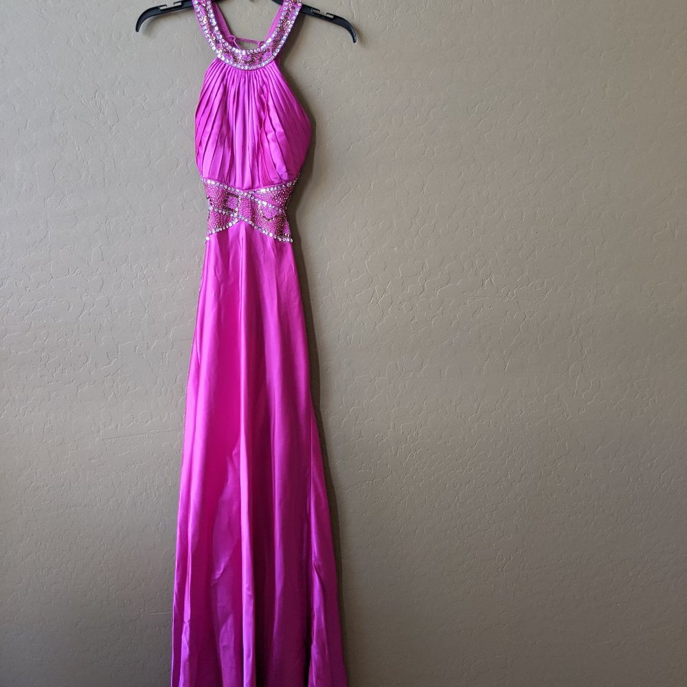 Stunning Hot Pink Prom Dress - Morgan & Co.